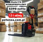 Niskoprofilowy elektryczny wózek paletowy EP F4 (Li-ION)