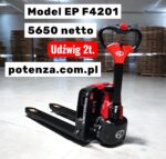 Elektryczny wózek paletowy EP F4 201 (paleciak) LI-ION 2000kg